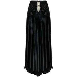 Paco Rabanne - Crystal Detail Flared Maxi Skirt - FR 38